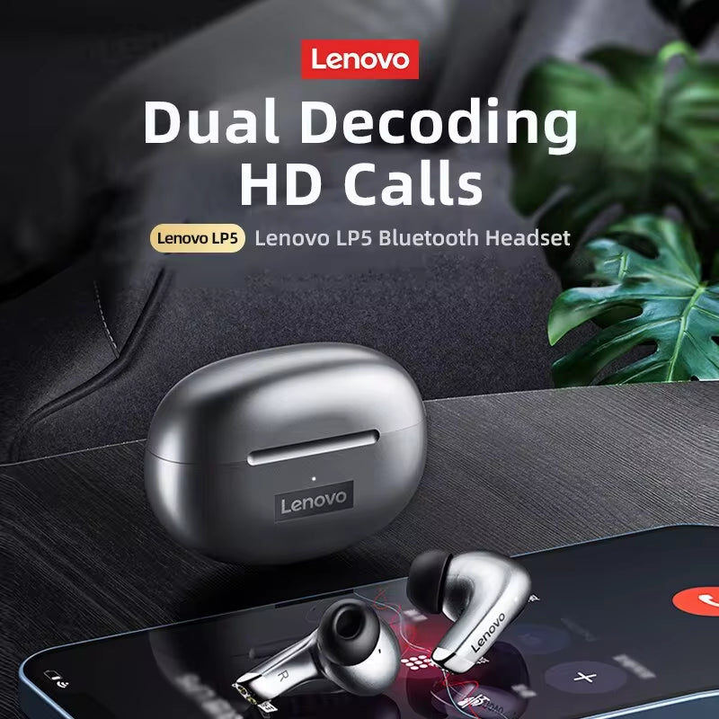 Choice LP5 Wireless Bluetooth Earbuds Hifi Music Earphones Headphones Sports Waterproof Headset with Mic Earbuds Business