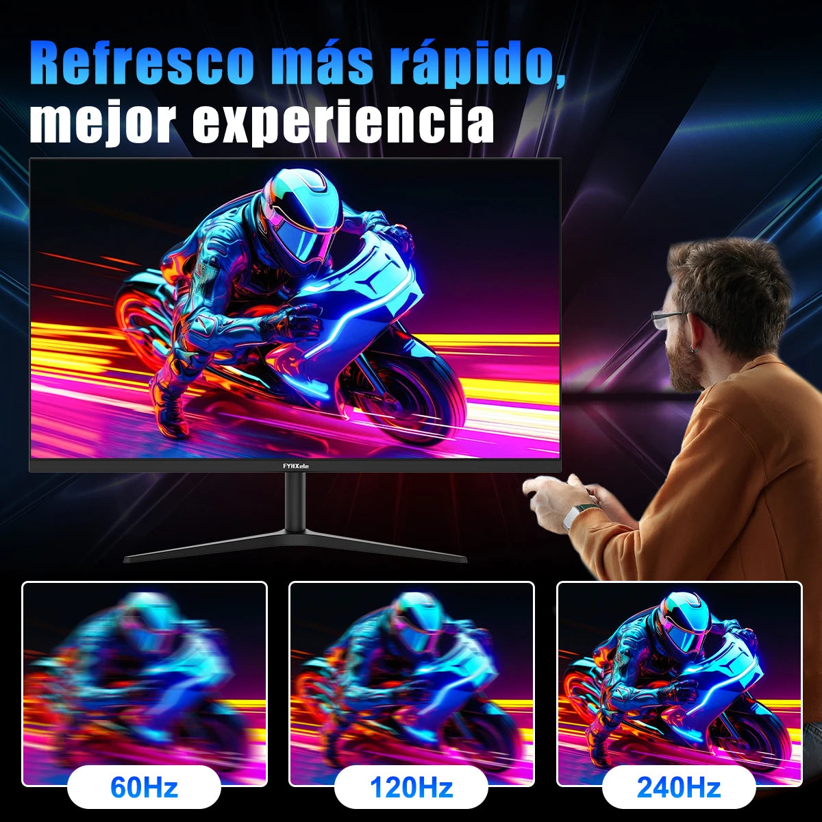 240Hz Monitor Game 24 Inch LCD Display Response PC IPS HD Desktop Gaming Computer Screen Flat Panel Hdmi-Compatible/Dp