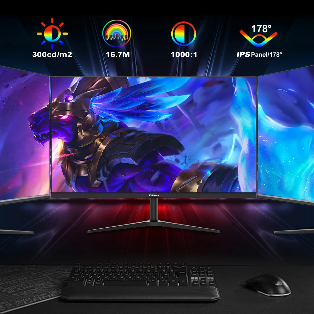 240Hz Monitor Game 24 Inch LCD Display Response PC IPS HD Desktop Gaming Computer Screen Flat Panel Hdmi-Compatible/Dp