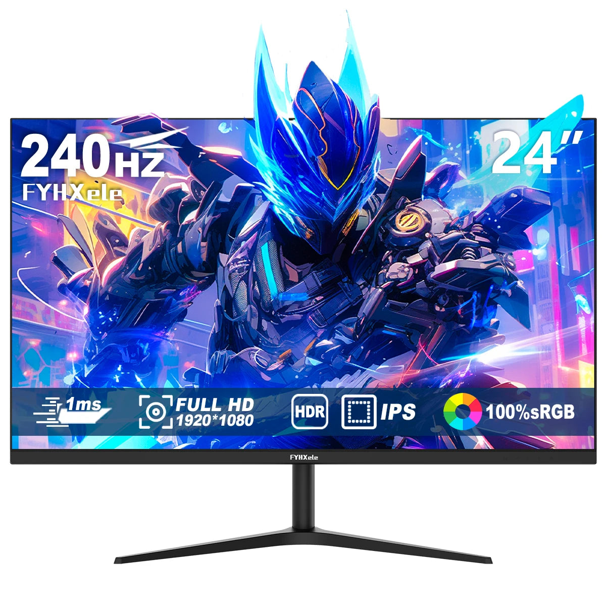 240Hz Monitor Game 24 Inch LCD Display Response PC IPS HD Desktop Gaming Computer Screen Flat Panel Hdmi-Compatible/Dp