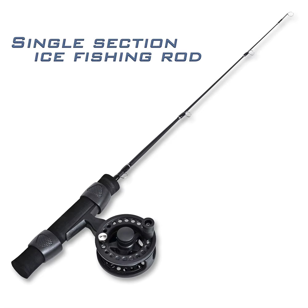 LEO 51Cm Fishing Rod Reel Combo Set Portable Fishing Pole with Reel Ultra-Short Antiskid Grip Tackle Pesca Fisherman Gear