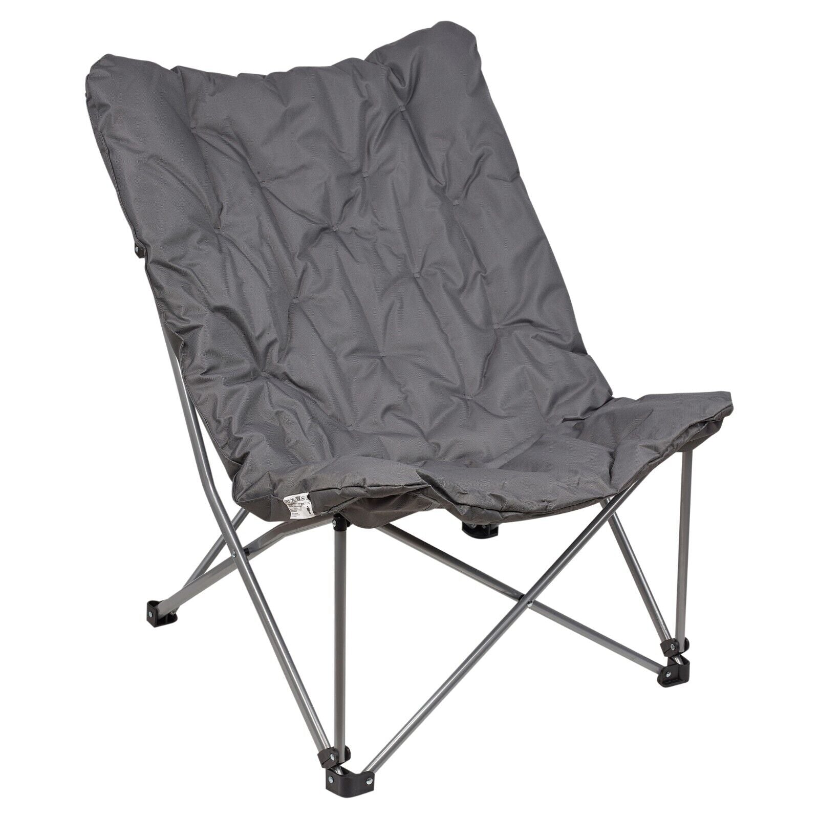 Oversized Butterfly Camping Folding Chair Moon Padded Fishing Portable Cushioned