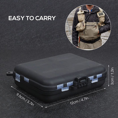 263Pcs Fishing Accessories Set with Tackle Box Including Plier Jig Hooks Sinker Weight Swivels Snaps Sinker Slides