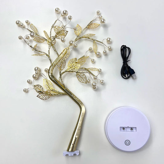 36/108Leds Tabletop Tree Lamp, Decorative LED Lights, Rgb Color Atmosphere Night Lights, for Party Camping Home Decor