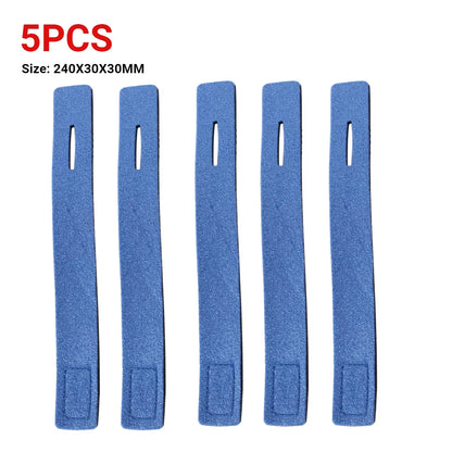 1-10PC Fishing Rod Tie Holder Strap Belt Tackle Elastic Wrap Band Holder Fastener Ties Portable Outdoor Fishing Tool Accessories