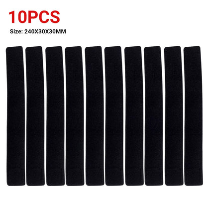 1-10PC Fishing Rod Tie Holder Strap Belt Tackle Elastic Wrap Band Holder Fastener Ties Portable Outdoor Fishing Tool Accessories