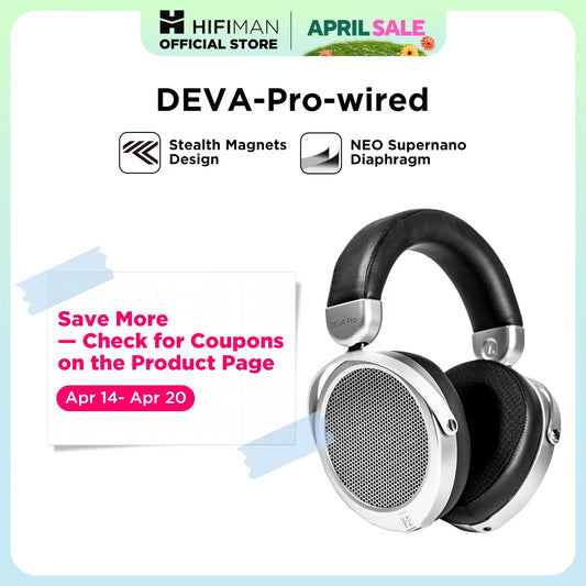 Deva-Pro Over-Ear Open-Back Planar Magnetic Headphone with Stealth Magnets-Wired Version
