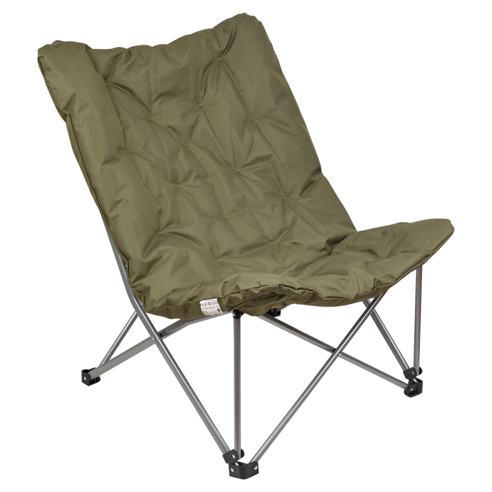 Oversized Butterfly Camping Folding Chair Moon Padded Fishing Portable Cushioned