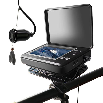 Portable Underwater Fishing Camera Waterproof 720P Fish Finder Camera with 4.3 Inch LCD Display for Ice Lake Sea Boat Fishing