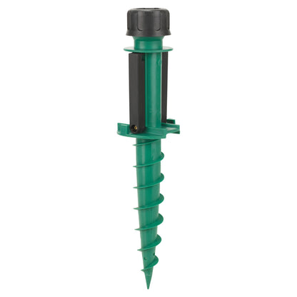 Umbrella Parasol Stand Spike Lightweight Screw Base Holder Fishing Garden Beach