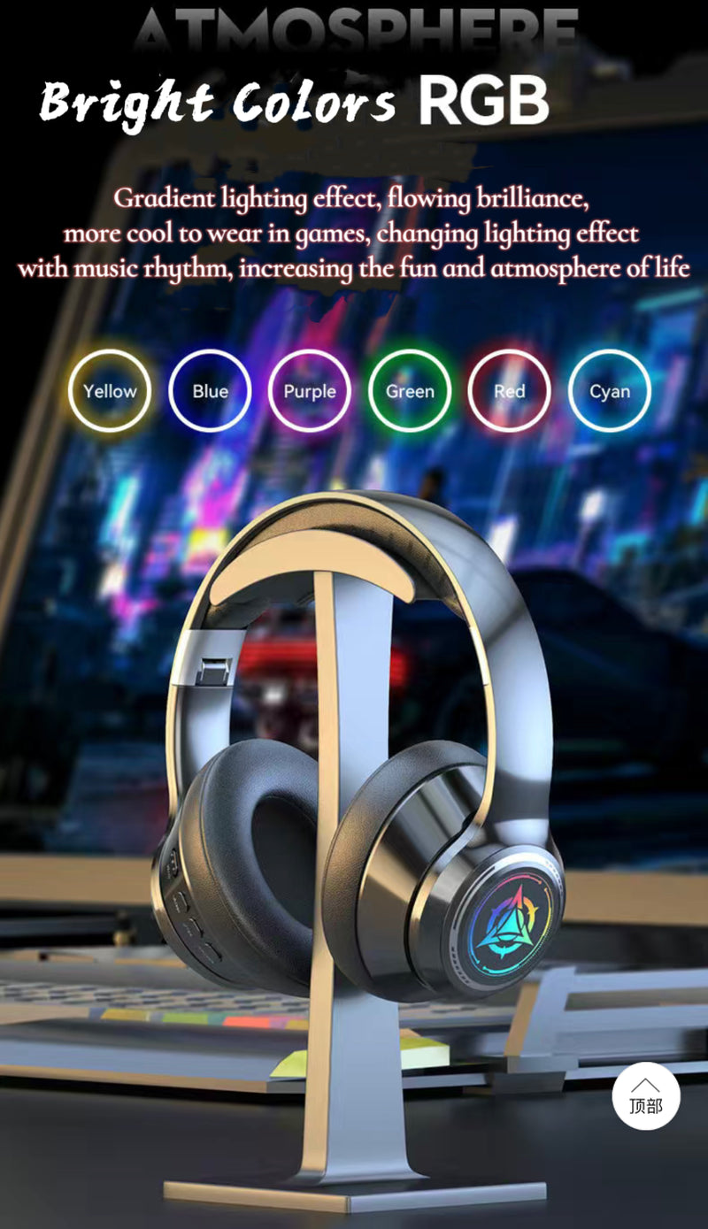 Wireless Bluetooth Headphones with Noise Cancelling Over-Ear Earphones 5.2 UK