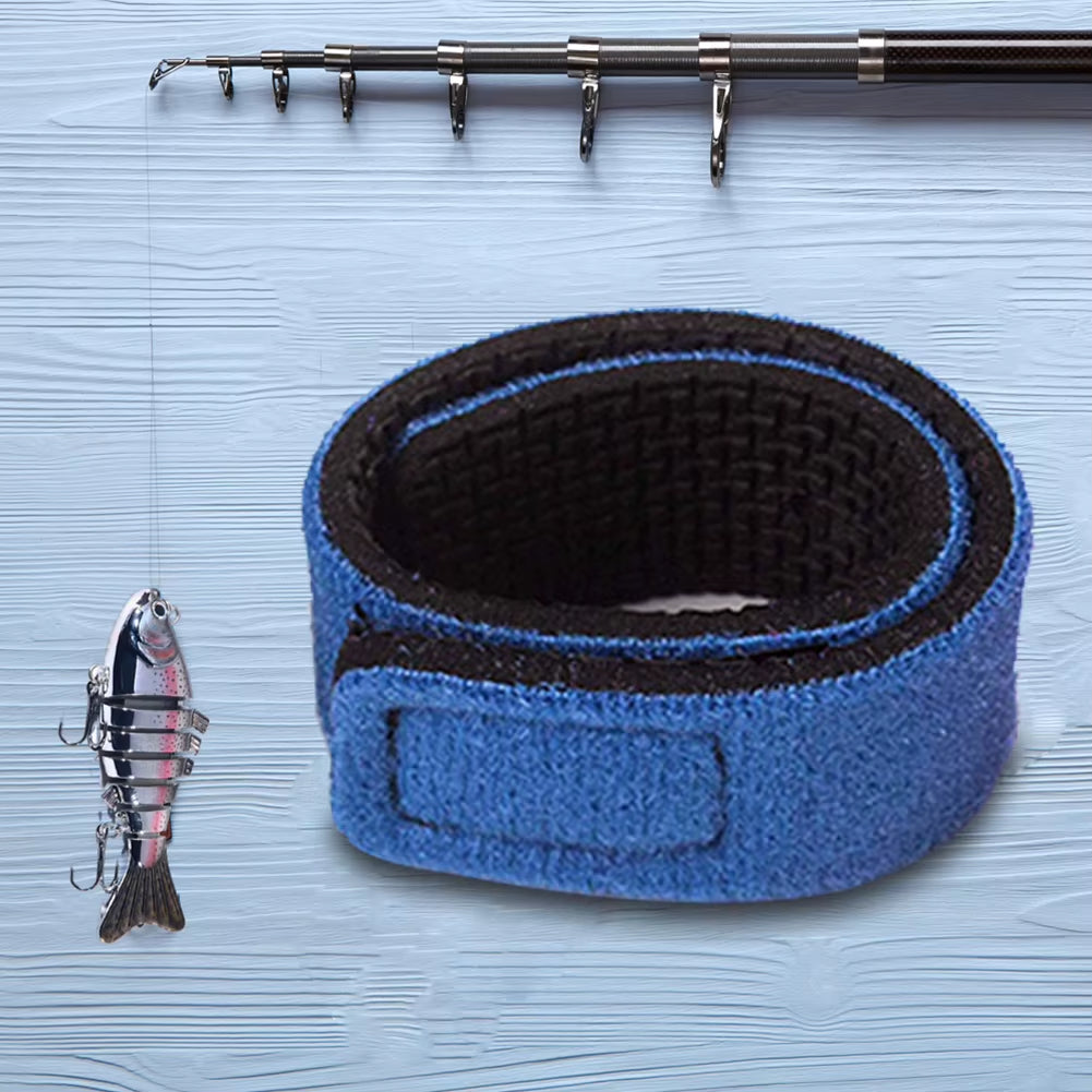1-10PC Fishing Rod Tie Holder Strap Belt Tackle Elastic Wrap Band Holder Fastener Ties Portable Outdoor Fishing Tool Accessories