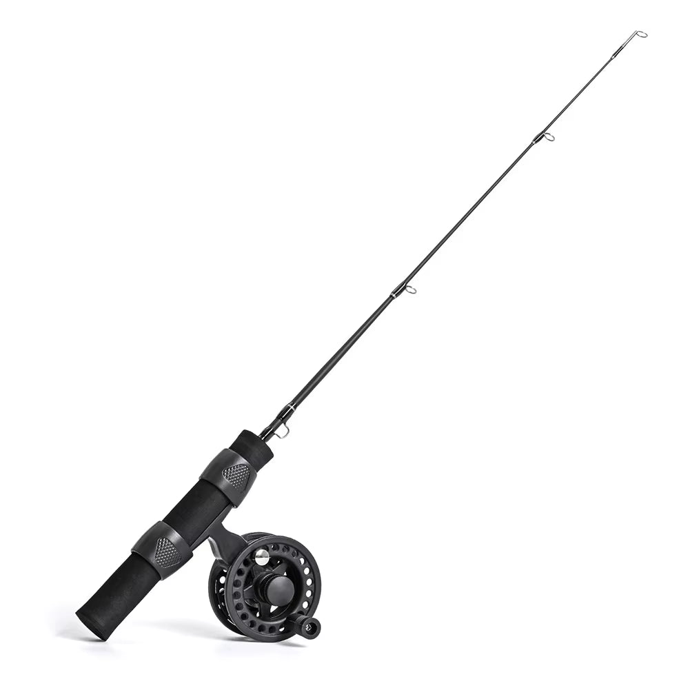 LEO 51Cm Fishing Rod Reel Combo Set Portable Fishing Pole with Reel Ultra-Short Antiskid Grip Tackle Pesca Fisherman Gear