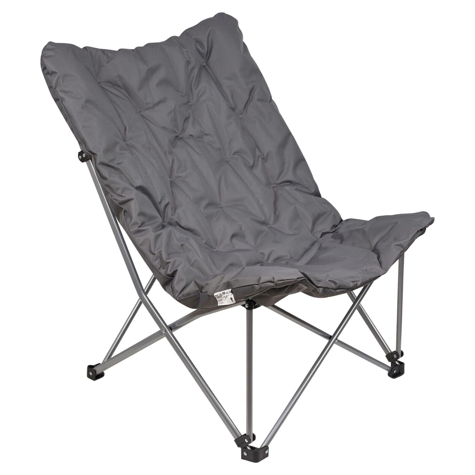 Oversized Butterfly Camping Folding Chair Moon Padded Fishing Portable Cushioned