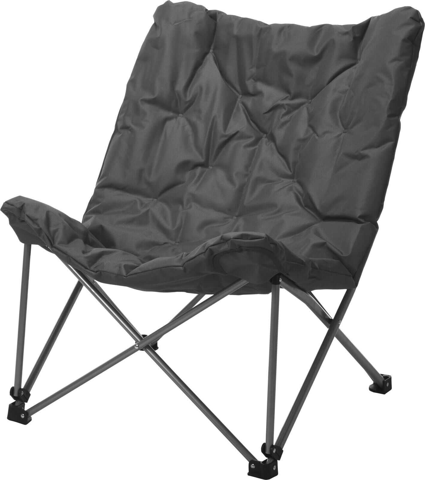 Oversized Butterfly Camping Folding Chair Moon Padded Fishing Portable Cushioned