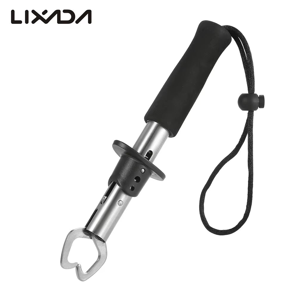 Portable Stainless Steel Fish Lip Grip Fishing Grabber Strong Professional Fishing Gripper Trigger for Fisherman